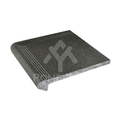 Ступень угловая 335х335, Графит