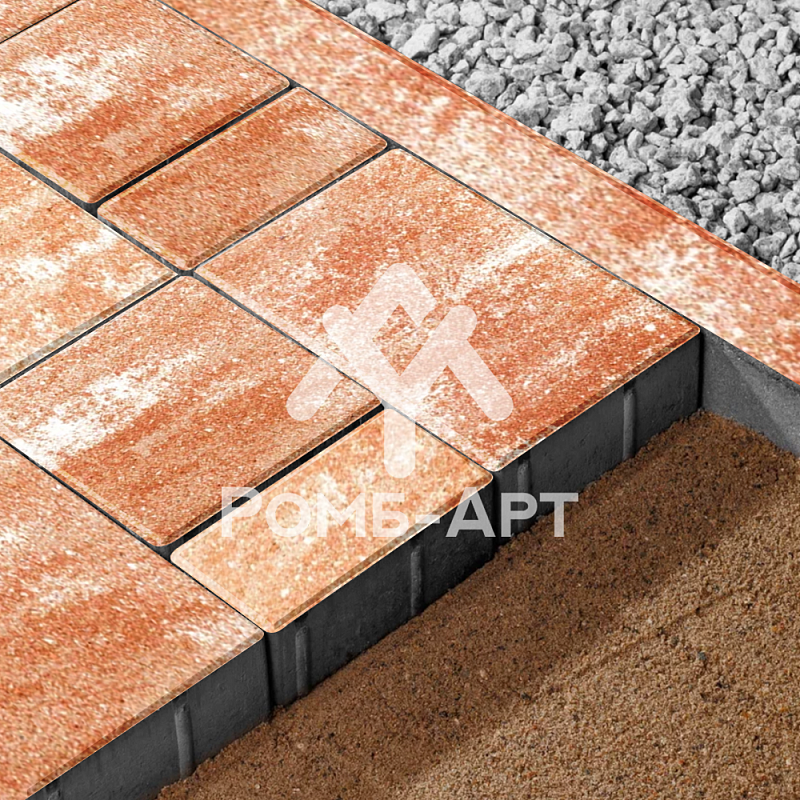 Брусчатка "Пантеон Новый город" 60мм, Мокко Color mix - изображение 4