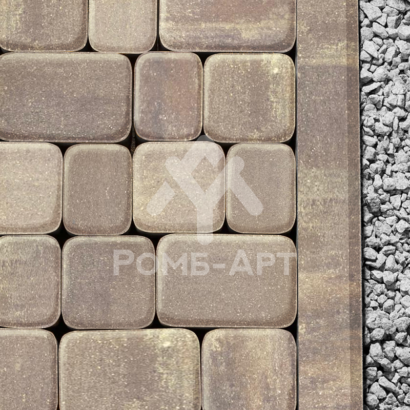 Брусчатка "Фантазия Старый город" 60мм, Мальва Color mix - изображение 5
